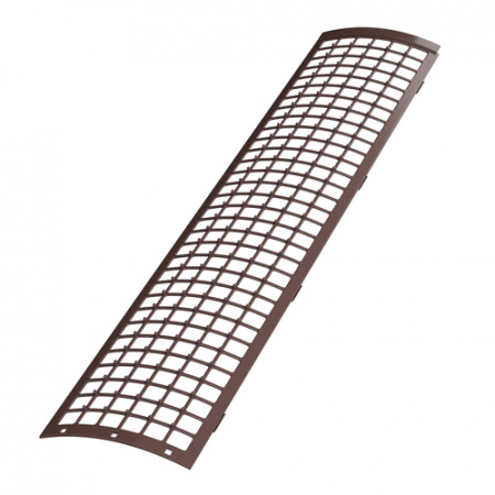 Решетка желоба защитная ТехноНиколь (0,6 пог.м.) Коричневый