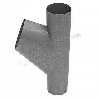 Тройник трубы Foramina Freeze D100 (FRZ_D-01-Grey\Grey-0.5)