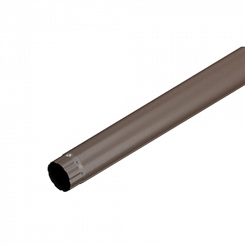 Труба водосточная D100х3000 Foramina Freeze (FRZ_D-01-DarkBrown\DarkBrown-0.5)