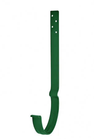 Крюк крепления желоба удлиненный Аквасистем RAL 6005 (Зеленый мох) 100/150