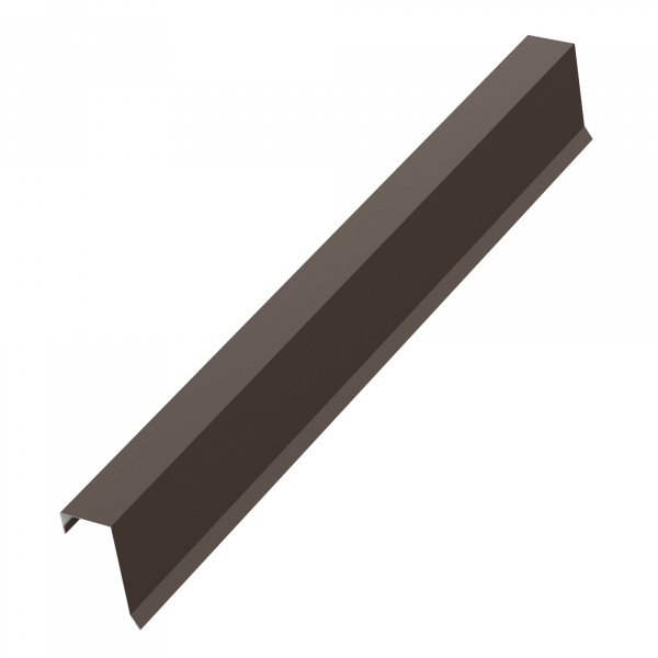 Планка торцевая AQUACLICK 28x65x117x10 L=2м SV25 сталь PE (Zn140) 0.5 мм (полиэстер) RR32