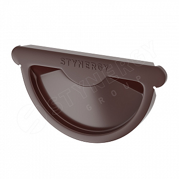 Заглушка желоба D125 STYNERGY СТАНДАРТ RAL 8017