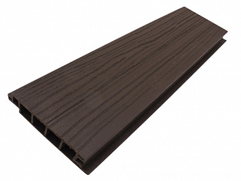 Террасная доска Steindorf ДПК PLATTE 6 м. 125*6000*25 Темно-коричневая