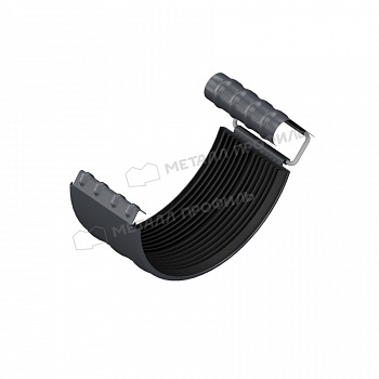 Соединитель желоба МЕТАЛЛ ПРОФИЛЬ Foramina PUR D125 Ral 7024