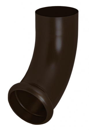 Отвод трубы декорированный Аквасистем Pural matt RR 32 (Темно-коричневый) 100/150