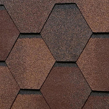 Мягкая кровля Kerabit Laplandia Hexa (Гекса) Мокка (1кв.м)