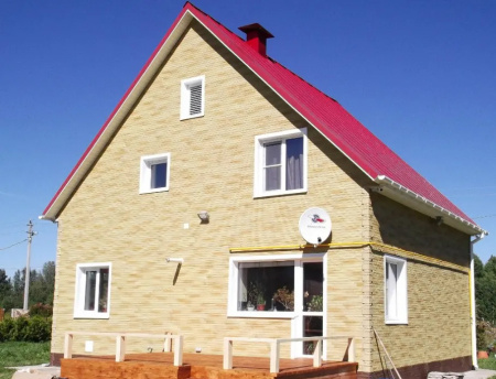 Фасадная панель АЛЬТА-ПРОФИЛЬ Кирпич Антик Каир фото