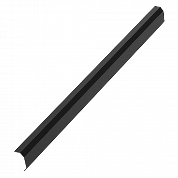 Пристенная планка в штробу AQUACLICK 20x50x20 L=2м SV9 сталь Rooftop Бархат (полиэстер матт) RAL9005