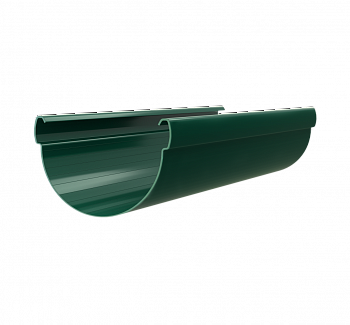 Желоб Дизайн 135 ПВХ Grand Line 3м Зеленый RAL6005