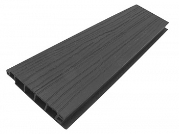 Террасная доска Steindorf ДПК PLATTE 6 м. 125*6000*25 Черная