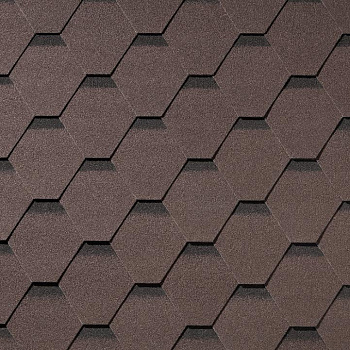 Гибкая черепица  Quiet Tile Shadow Темное дерево