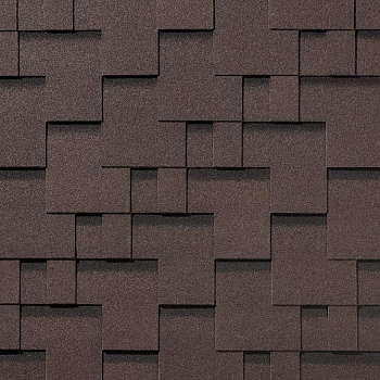 Гибкая черепица  Quiet Tile Gallery Каштан