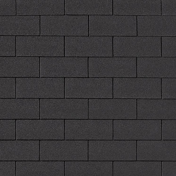 Гибкая черепица  Quiet Tile Brick Черный