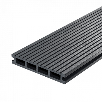 Террасная доска DOCKE DECKING Urban Жженый Кедр (графит) 150х24х3000 0,45м2