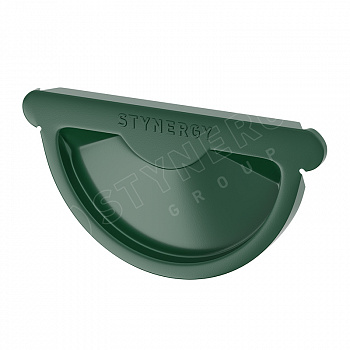 Заглушка желоба D125 STYNERGY СТАНДАРТ RAL 6005