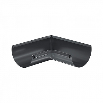 Угол желоба внутренний 90гр. Aquasystem (Аквасистем) PU RAL 7024 (Серый) 100/150