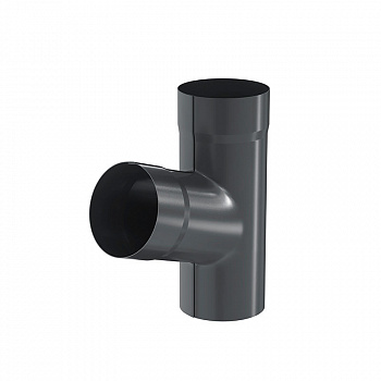 Тройник  Aquasystem (Аквасистем) PU RAL 7024 (Серый) 100/150