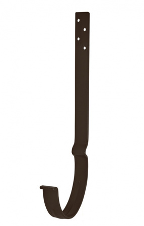 Крюк крепления желоба удлиненный Аквасистем Pural matt RR 32( Темно-Коричневый) 90/125