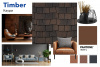 Гибкая черепица Quiet Tile Timber Каури фото