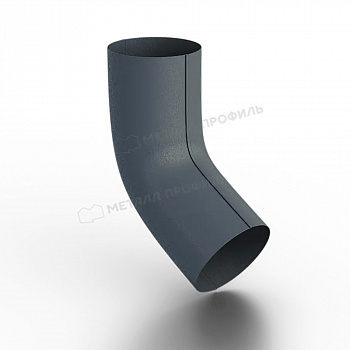 Колено трубы D100 Foramina Freeze (FRZ_D-01-Grey\Grey-0.6)