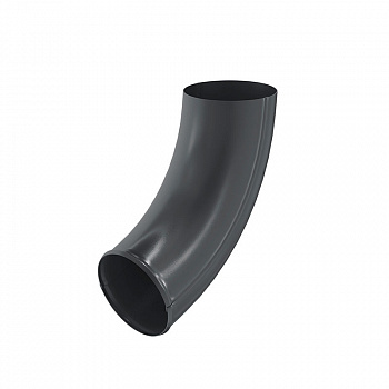 Отвод трубы Aquasystem (Аквасистем) PU RAL 7024 (Серый) 100/150