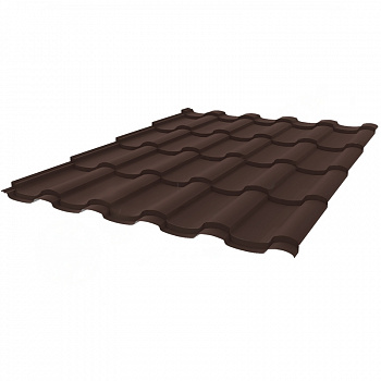 Металлочерепица Stynergy Stella Purrus Pro матовый RAL 8017 0,5 сталь 1 кв.м
