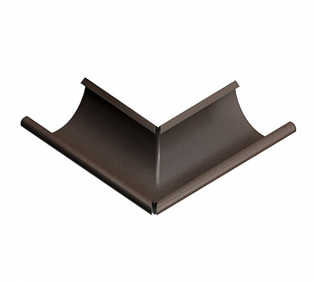 Угол желоба наружный D125 Foramina Freeze (FRZ_D-01-DarkBrown\DarkBrown-0.6)