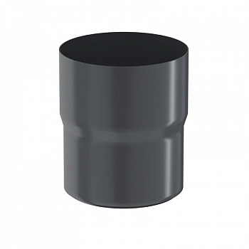 Соединитель трубы Aquasystem (Аквасистем) PU RAL 7024 (Серый) 100/150