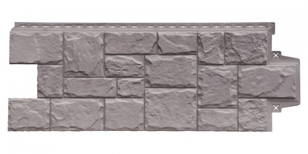 Фасадная панель Grand Line Design Plus Крупный камень Какао 0,982 х 0,392
