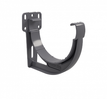 Кронштейн желоба Slider Дизайн 135 ПВХ Grand Line Графит RAL7024