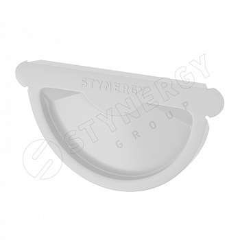 Заглушка желоба D125 STYNERGY СТАНДАРТ RAL 9003