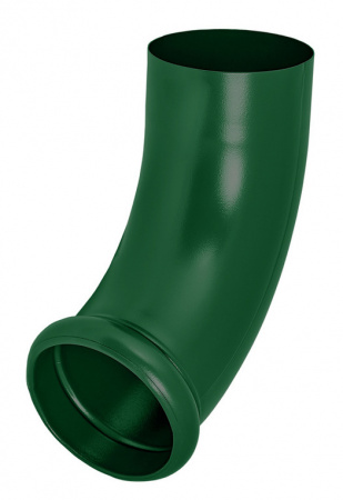 Отвод трубы декорированный Аквасистем RAL 6005 (Зеленый) 90/125