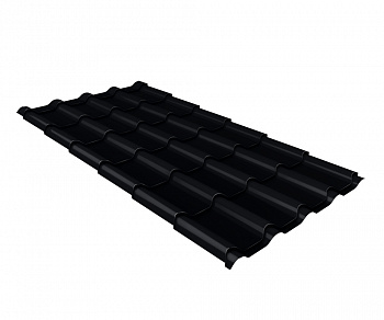 Профиль волновой GL Камея Drap 0,45 сталь RAL 9005 черный 1 кв. м