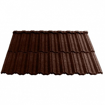 Композитная черепица GREEN GROWTH Classic Tile brown_black