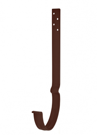 Крюк крепления желоба удлиненный Аквасистем RAL 8017 (Коричневый) 90/125