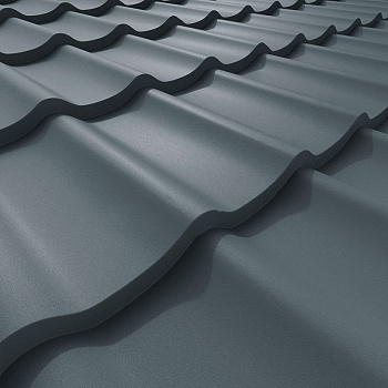 Волнообразный профиль Stynergy K Graphite45 RAL 7011 1 кв.м.
