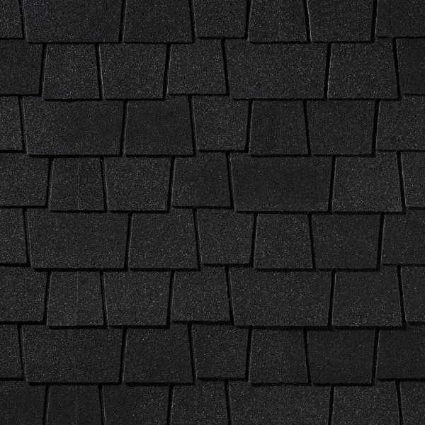 Гибкая черепица Quiet Tile Timber Чёрное дерево