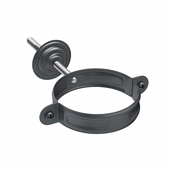 Комплект для крепления трубы Aquasystem (Аквасистем) PU Matt RAL 7024 (Темно-серый) 100/150