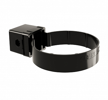Хомут трубы Kliker ПВХ Grand Line Стандарт RAL 9005 Черный
