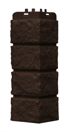 Наружный угол Grand Line Classic Колотый камень Шоколадный 0,12х0,39