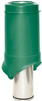 Krovent Pipe-VT IS Выход вентиляции 125/изол./500 зеленый (RAL 6005)