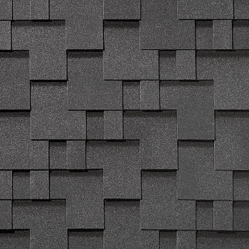 Гибкая черепица  Quiet Tile Gallery Серый умбра
