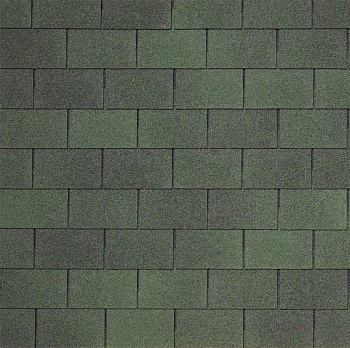 Мягкая кровля Tegola КАПРИ Зелёный (CAPRI Verde 473) (1 кв.м.)