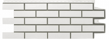 Фасадная панель Grand Line (Гранд Лайн) Design Клинкерный Кирпич Молочный со швом RAL 7006 0,995х0,39