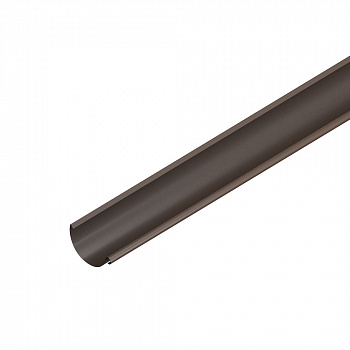 Желоб водосточный D125х3000 Foramina Freeze (FRZ_D-01-DarkBrown\DarkBrown-0.5)